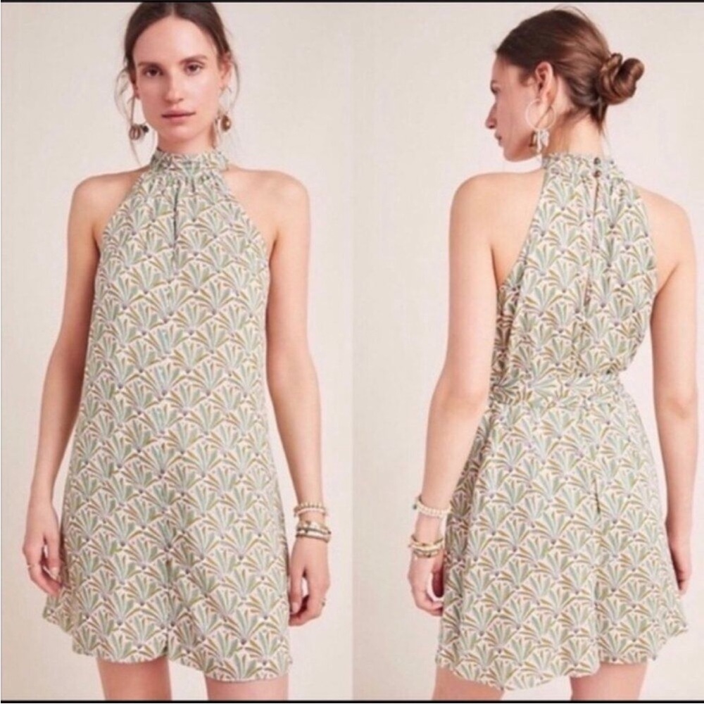 Anthropologie Multicolor Patterned Romper